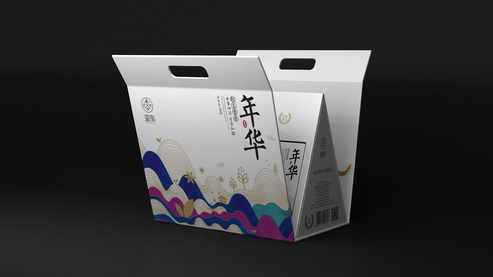 大米包装设计的颜值同样重要